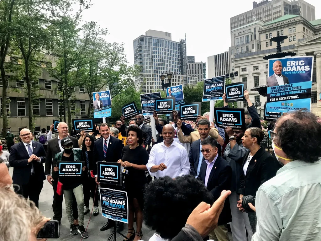 Eric Adams Campaign Event in New York City